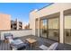 Spacious rooftop deck with outdoor seating at 1811 N Williams St, Denver, CO 80218