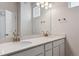 Double vanity bathroom with quartz countertops at 465 Interlocken Blvd # 101, Broomfield, CO 80021