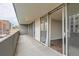Private balcony with city views at 909 N Logan St # 4A, Denver, CO 80203