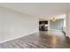 Spacious living area with hardwood floors and an open floor plan at 909 N Logan St # 4A, Denver, CO 80203