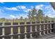 Deck overlooking scenic mountain views at 30162 Pine Crest Dr, Evergreen, CO 80439