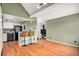 Kitchen with black appliances and a breakfast bar at 8701 Huron St # 1-210, Thornton, CO 80260