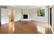 Living room features a corner fireplace and hardwood floors at 2944 Eagle Way, Boulder, CO 80301