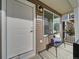 Charming front porch with a bench, inviting entryway at 12946 E 103Rd Ave, Commerce City, CO 80022