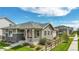 Aerial view of a ranch style home with a fenced yard at 18000 E 100Th Ave, Commerce City, CO 80022