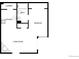 Floor plan showing the layout of the condo at 1830 Newland Ct # 323, Lakewood, CO 80214