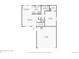 One-story floor plan with 1 bedroom, 1 bath, and attached garage at 9630 W 105Th Ave, Broomfield, CO 80021