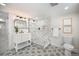 Basement bathroom with a large walk-in shower at 6983 W 68Th Ave, Arvada, CO 80003