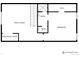 Lower level floor plan showing Gathering room, bedroom, and two bathrooms at 1178 Freedom Way, Castle Rock, CO 80109