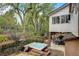 Relaxing hot tub with patio furniture and landscaping at 12000 W 29Th Pl, Wheat Ridge, CO 80215