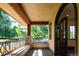 Covered balcony offering a peaceful outdoor space at 2435 S Milwaukee St, Denver, CO 80210