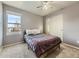 Bedroom with double bed and ceiling fan at 5035 Bayou Gulch St, Parker, CO 80134