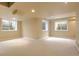 Spacious unfinished basement with large windows at 920 Sunny Way, Lafayette, CO 80026