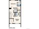 Upper level floor plan with primary suite, laundry, and another bedroom at 461 Interlocken Blvd # 103, Broomfield, CO 80021