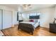 Spacious bedroom with hardwood floors and ample closet space at 34 S Raleigh St, Denver, CO 80219