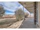 Covered patio with mountain views and landscaping at 34 S Raleigh St, Denver, CO 80219