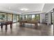 Basement game room with pool table and foosball table at 1082 W Meadow Rd, Evergreen, CO 80439