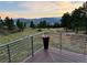 Deck overlooking scenic mountain landscape at 3001 Eagle Ridge Rd, Longmont, CO 80503