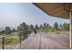 Expansive deck provides scenic mountain views and a peaceful outdoor space at 3001 Eagle Ridge Rd, Longmont, CO 80503