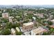 Aerial view of building with city skyline in background at 1350 Josephine St # 401, Denver, CO 80206