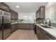 Modern kitchen with stainless steel appliances and ample cabinetry at 177 Wolff St, Denver, CO 80219