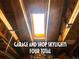 Four skylights illuminating the garage and shop at 1501 S Garfield St, Denver, CO 80210