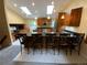 Modern kitchen featuring granite countertops and an island at 7202 S Mount Holy Cross, Littleton, CO 80127