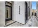 Private entrance with modern door and steps at 2313 S High St, Denver, CO 80210