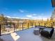 Balcony boasts mountain views and comfortable seating at 132 N Gold Flake Ter, Breckenridge, CO 80424