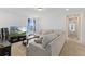 Comfortable living room with sectional sofa at 9785 Mount Kataka Pt, Littleton, CO 80125