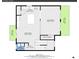 Single floor plan showing kitchen, living room, and bath at 4072 N Rome St, Aurora, CO 80019