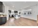 Modern kitchen with island and open floor plan at 4072 N Rome St, Aurora, CO 80019