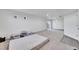 Finished basement with large space and sliding door at 4072 N Rome St, Aurora, CO 80019