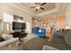 Open concept living room and kitchen area at 6280 Indian Paintbrush St, Frederick, CO 80530