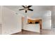 Kitchen with wood cabinets and breakfast bar at 10165 E Carolina Pl # 102, Aurora, CO 80247