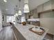 Modern kitchen with granite countertops and pendant lighting at , Commerce City, CO 80022
