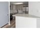 Modern kitchen with granite countertop at 8701 Huron St # 10-210, Thornton, CO 80260