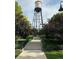 Steps leading to a scenic pathway with water tower views at 7931 W 55Th Ave # 112, Arvada, CO 80002