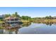 Community pond with gazebo and paddle boats at 7095 S Titus St, Aurora, CO 80016