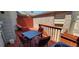 Private patio with table and chairs, perfect for relaxing at 7623 S Cove Cir, Centennial, CO 80122