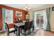 Dining room with a view to backyard deck at 384 Woodson Dr, Erie, CO 80516