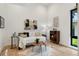 Cozy bedroom featuring a daybed and large window at 4107 Bryant St, Denver, CO 80211