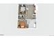 Two-story home floor plan with spacious main bedroom and bath at 6039 W Fair Dr, Littleton, CO 80123