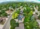 Aerial view of the house and surrounding neighborhood at 6039 W Fair Dr, Littleton, CO 80123