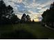 Sunset view of backyard with mountain backdrop and trees at 2982 W Long Dr # C, Littleton, CO 80120