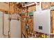 Image of the home's efficient and well-maintained mechanical system in the basement at 824 W Geddes Cir, Littleton, CO 80120