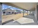 Covered patio overlooking the backyard and neighborhood at 9103 Truckee Ct, Commerce City, CO 80022