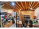 Unfinished basement area with ample storage space at 6988 S Riverwood Way, Aurora, CO 80016
