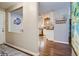 Bright entryway with view into updated kitchen and dining area at 1050 N Lafayette St # 406, Denver, CO 80218