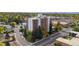 Aerial view of building and surrounding area at 4570 E Yale Ave # 706, Denver, CO 80222